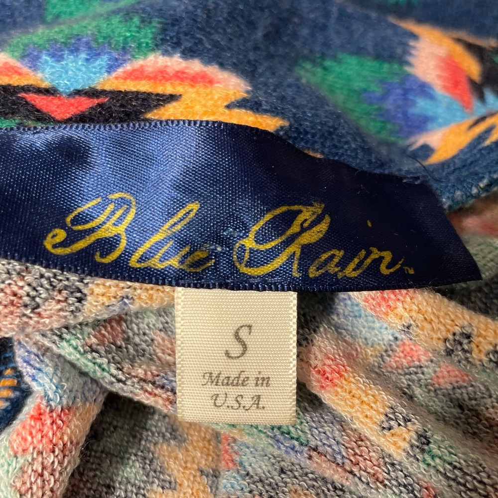 Blue Rain, Multicolor Sweater, Size Small - Picture 7 of 7